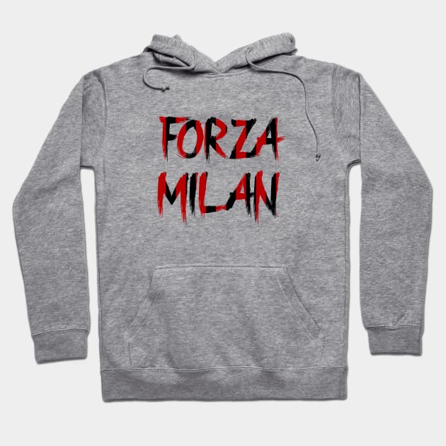 Forza Milan Striped 2 Hoodie by VRedBaller